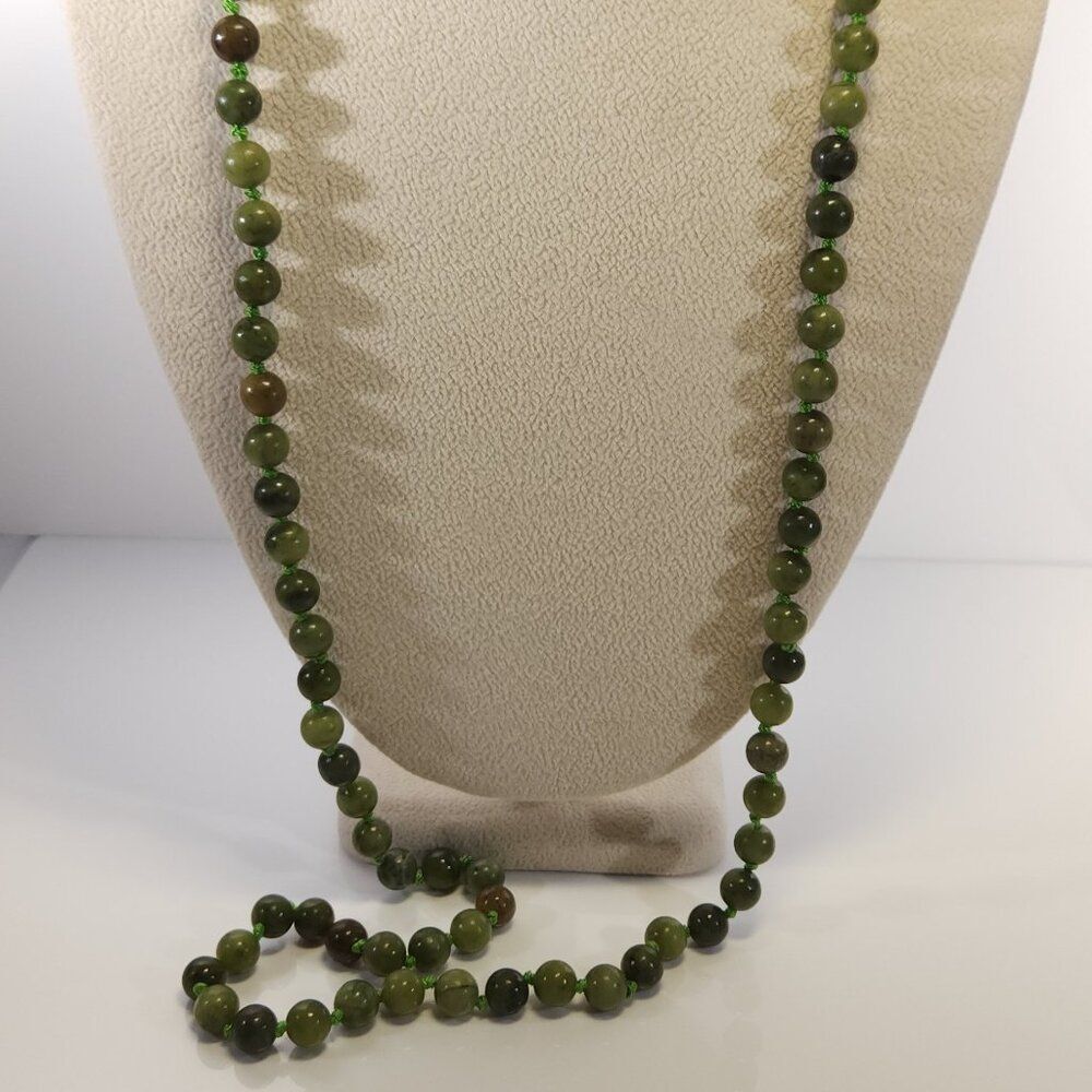 Serpentine Bead Necklace or Jewelry Making Beads